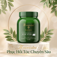 Hấp ủ tóc Moontube siêu mượt hỗ trợ phục hồi khô xơ hư tổn 1000ml
