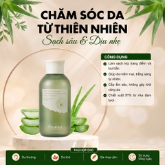 Nước tẩy trang SHUHARI nha đam tươi sạch sâu dưỡng ẩm mềm mịn