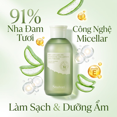 Nước tẩy trang SHUHARI nha đam tươi sạch sâu dưỡng ẩm mềm mịn