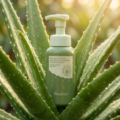 Bọt rửa mặt SHUHARI nha đam tươi dưỡng ẩm dịu nhẹ dưỡng sáng da 300ml