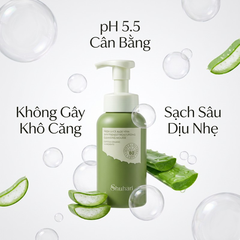 Bọt rửa mặt SHUHARI nha đam tươi dưỡng ẩm dịu nhẹ dưỡng sáng da 300ml