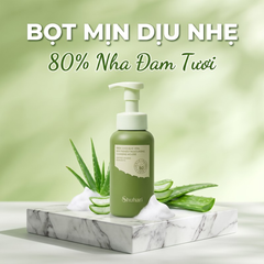 Bọt rửa mặt SHUHARI nha đam tươi dưỡng ẩm dịu nhẹ dưỡng sáng da 300ml