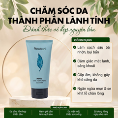 Sữa rửa mặt SHUHARI dành cho nam giới sạch sâu kiềm dầu