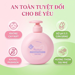 Sữa tắm gội 2 trong 1 cho bé SHUHARI dịu nhẹ 500ml
