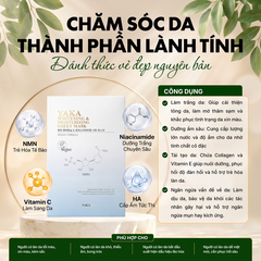 Mặt nạ YAKA dưỡng trắng & dưỡng ẩm