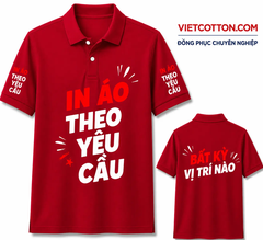 Áo Polo Đỏ Đô