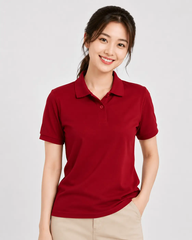 Áo Polo Đỏ Đô