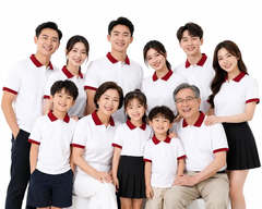 Áo Polo Trắng Phối Cổ Đỏ Đô