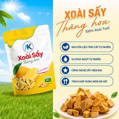 Combo ăn vặt dinh dưỡng không đường xoài, mít, sầu riêng, sữa chua sấy thăng hoa AnKhang Foods