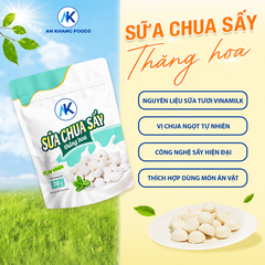 Combo ăn vặt dinh dưỡng không đường xoài, mít, sầu riêng, sữa chua sấy thăng hoa AnKhang Foods