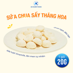 Combo sữa chua sấy thăng hoa vị chua ngọt tự nhiên 20g thơm ngon, giòn tan trong miệng AnKhang Foods