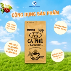Cà phê Robusta rang mộc nguyên chất loại đặc biệt 250g cafe truyền thống đậm đà AnKhang Foods