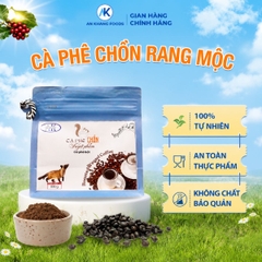 Cà phê chồn Robusta rang mộc 100% nguyên chất cafe pha phin hoặc máy thơm ngon AnKhang Foods_ Sản phẩm Ocop