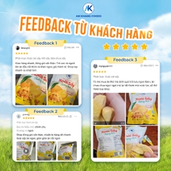 Xoài Cát sấy thăng hoa vị chua ngọt tự nhiên gói 30g AnKhang Foods_Sản phẩm Ocop