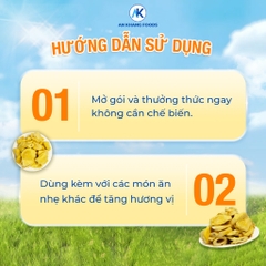 Mít sấy thăng hoa giòn tan không đường nguyên chất gói 40g AnKhang Foods