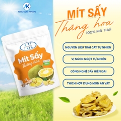 Combo trái cây sấy thăng hoa xoài, mít, sầu riêng AK organic tự nhiên đảm bảo chất lượng