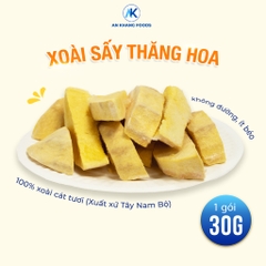 Ăn vặt dinh dưỡng không đường 100% trái cây sấy thăng hoa organic AnKhang Foods