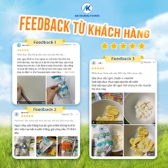 Combo sữa chua sấy thăng hoa vị chua ngọt từ sữa tươi nguyên chất gói 20g AnKhang Foods