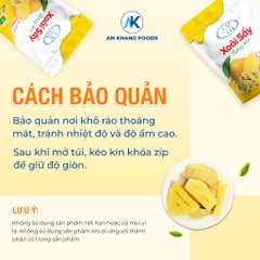 Combo xoài cát sấy thăng hoa trái cây nguyên chất giòn tan gói 30g AnKhang Foods