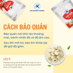Vải sấy thăng hoa vị chua ngọt tự nhiên đảm bảo chất lượng gói 20g Ankhang Foods