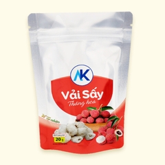 Combo vải sấy thăng hoa không đường quả to không hột vị ngọt tự nhiên gói 20g AnKhang Foods
