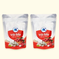 Combo vải sấy thăng hoa không đường quả to không hột vị ngọt tự nhiên gói 20g AnKhang Foods