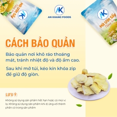 Combo mít ướt sấy thăng hoa nguyên miếng giòn tan vị ngọt tự nhiên gói 30g AnKhang Foods