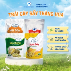 Ăn vặt dinh dưỡng không đường 100% trái cây sấy thăng hoa organic AnKhang Foods