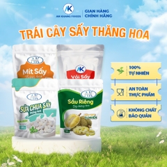 Ăn vặt dinh dưỡng không đường 100% trái cây sấy thăng hoa organic AnKhang Foods