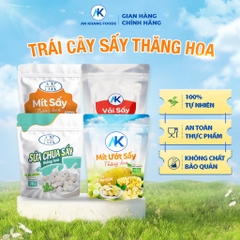 Ăn vặt dinh dưỡng không đường 100% trái cây sấy thăng hoa organic AnKhang Foods