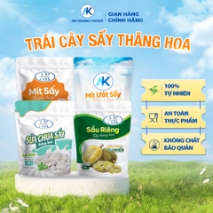Ăn vặt dinh dưỡng không đường 100% trái cây sấy thăng hoa organic AnKhang Foods