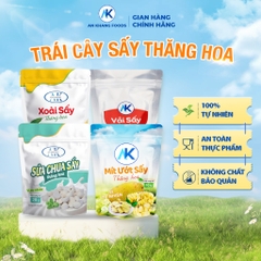 Ăn vặt dinh dưỡng không đường 100% trái cây sấy thăng hoa organic AnKhang Foods