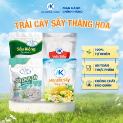 Ăn vặt dinh dưỡng không đường 100% trái cây sấy thăng hoa organic AnKhang Foods