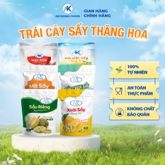 Ăn vặt dinh dưỡng không đường 100% trái cây sấy thăng hoa organic AnKhang Foods