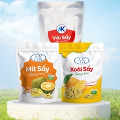 Combo trái cây sấy thăng hoa organic 100% không hương liệu AnKhang Foods