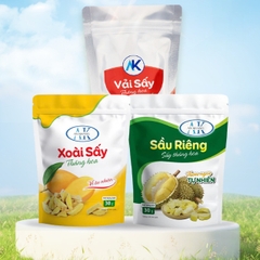 Combo trái cây sấy thăng hoa organic 100% không hương liệu AnKhang Foods
