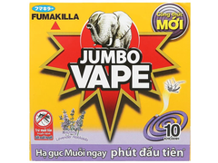 10 khoanh nhang muỗi Jumbo Vape M22 hương lavender 120g