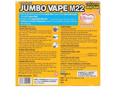 10 khoanh nhang muỗi Jumbo Vape M22 hương lavender 120g