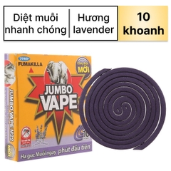 10 khoanh nhang muỗi Jumbo Vape M22 hương lavender 120g
