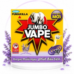 10 khoanh nhang muỗi Jumbo Vape M22 hương lavender 120g