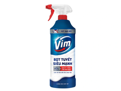 Xịt bọt tuyết siêu mạnh VIM tẩy bồn cầu và nhà tắm và Nước rửa chén Sunlight thiên nhiên lô hội túi 1.9 lít