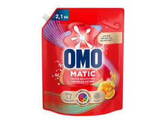 Nước giặt OMO Matic cửa trên chuyên gia giữ màu túi 2.1kg