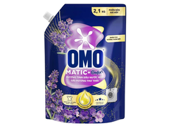 Nước giặt OMO Matic Comfort cửa trước hương oải hương thư thái túi 2.1kg