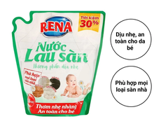 Nước lau sàn Rena hương phấn dịu nhẹ túi 2.6 lít