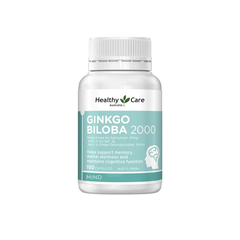 Ginkgo Biloba hỗ trợ trí nhớ, sự tập trung HEALTHY CARE L/100V