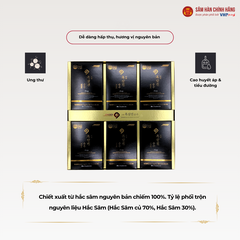 Nước hắc sâm Hàn Quốc (Ginssen Black Ginseng Jin Sunsu) 60ml*30gói/hộp