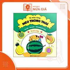Tô màu cùng mèo thông thái - Trái cây