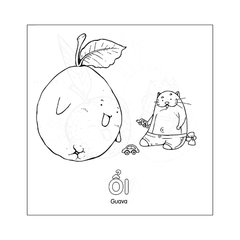 Tô màu cùng mèo thông thái - Trái cây