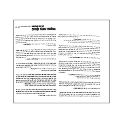 Nghệ thuật nắm bắt cơ hội tăng trưởng