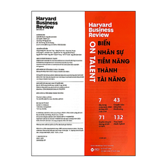 HBR ON - Talent biến nhân sự tiềm năng thành tài năng